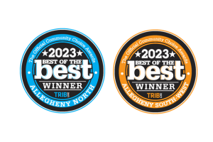 Trib Total Media Best of the Best logos 2023 for Allegheny North and South-West